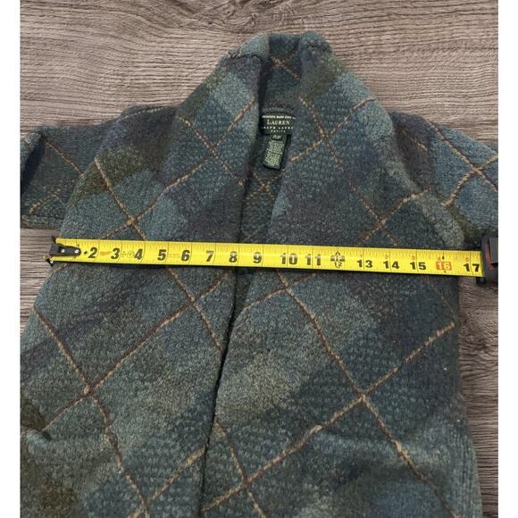 Vintage Ralph Lauren Sweater Green Wool/Hand Knitted - Picture 8 of 9